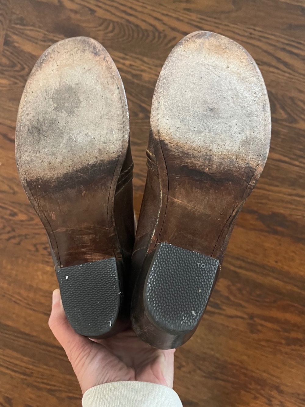 Antique brown Frye Jane 14L Boots - Picture 9 of 10